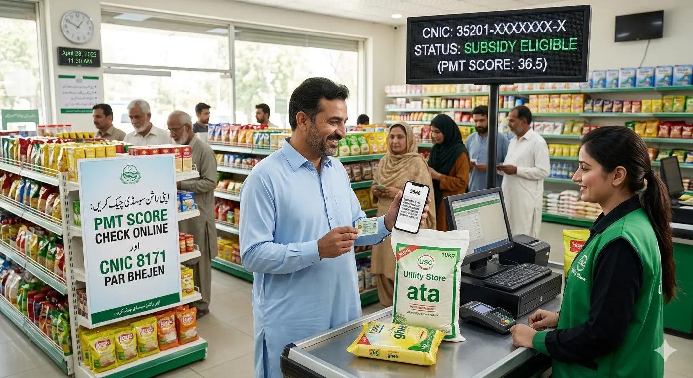 Utility Store PMT Score Check